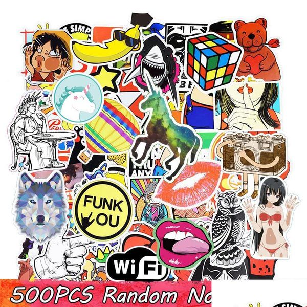 Image of Cell Phone Skins Stickers Diy Posters Wall For Kids Rooms Home Decor Sticker On Laptop Skateboard Lage Decals Car 500Pcs Drop Deli Dhmxv