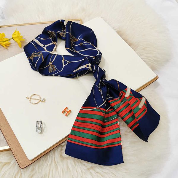 sarongs autumn and winter new 14*145cm female imitation silk gift small silk scarf narrow streamer p230323, Blue;gray
sarongs autumn and winter new 14*145cm female imitation silk gift small silk scarf narrow streamer p230323, Blue;gray