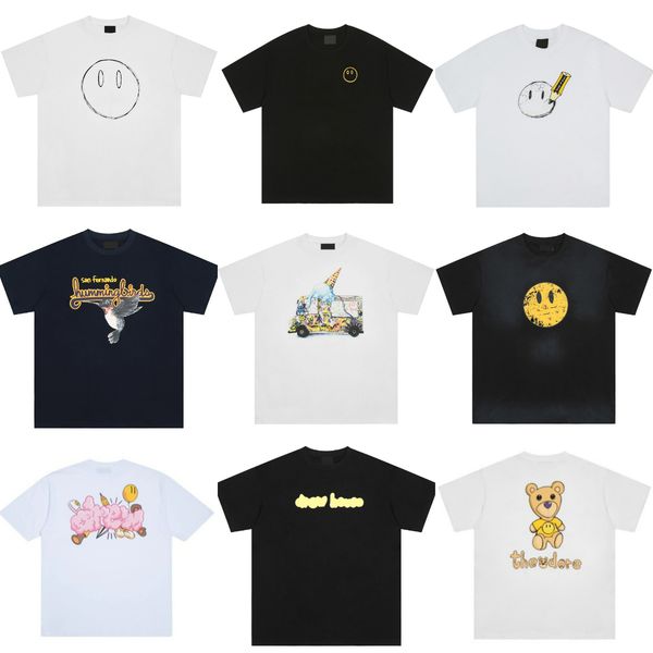 drew short basic t shirt for men and women couple tees smiley face printing oversize version star short sleeve fashion trendy design t-shirt, White
drew short basic t shirt for men and women couple tees smiley face printing oversize version star short sleeve fashion trendy design t-shirt, White