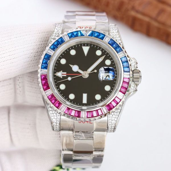 different diamond mens luxury automatic mechanical sapphire womens watch gmt sub 20 kinds colors, Slivery;golden
different diamond mens luxury automatic mechanical sapphire womens watch gmt sub 20 kinds colors, Slivery;golden