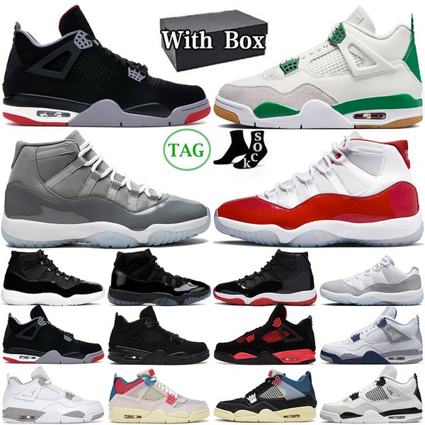 with box 4 4s basketball shoes pine green military black cat bred sapphire 11 cement grey cherry cool grey 11s men women trainers outdoor sp
with box 4 4s basketball shoes pine green military black cat bred sapphire 11 cement grey cherry cool grey 11s men women trainers outdoor sp