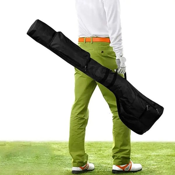 Image of Golf Bags Portable Golf Club Bag 600D Oxford Cloth Waterproof Large Capacity Foldable Carry Bag Golf Bag Golf Accessories 231102