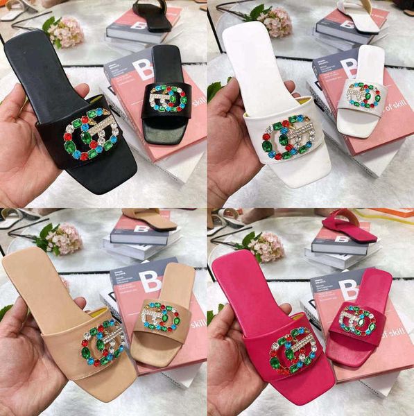 2023 designer women's slippers fashion leather flat heels rhinestones diamond comfortable famous sandals seaside resort flip-flops size, Black
2023 designer women's slippers fashion leather flat heels rhinestones diamond comfortable famous sandals seaside resort flip-flops size, Black