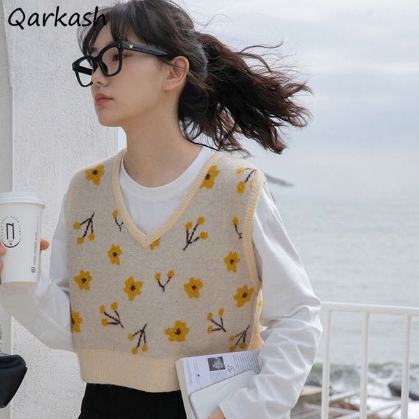 women's vests sweater vest women vintage sleeveless knitted crop girls patchwork flowers spring simple casual v-neck japanese style ch, Black;white
women's vests sweater vest women vintage sleeveless knitted crop girls patchwork flowers spring simple casual v-neck japanese style ch, Black;white