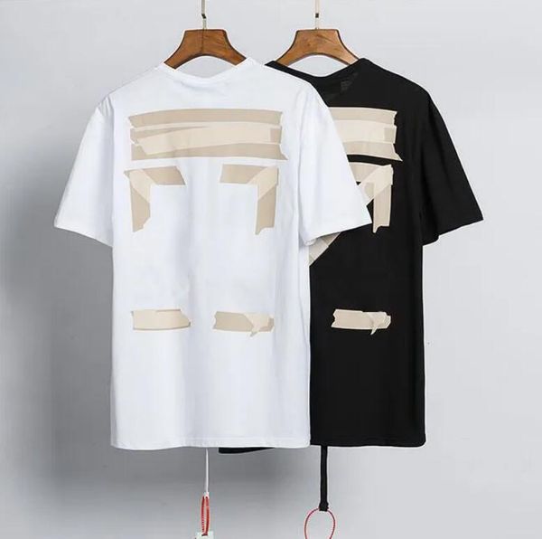 men's t-shirts off offs white yellow warning strip printing student couple loose short sleeve t-shirt fashion printed letter x the back, White;black
men's t-shirts off offs white yellow warning strip printing student couple loose short sleeve t-shirt fashion printed letter x the back, White;black