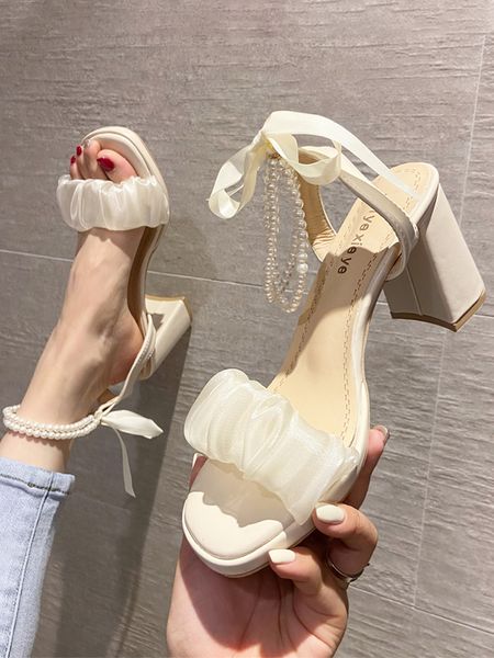 sandals sandals ladies shoes summer suit female beige women's heels black gladiator girls comfort bow fashion block pearl high 230403
sandals sandals ladies shoes summer suit female beige women's heels black gladiator girls comfort bow fashion block pearl high 230403