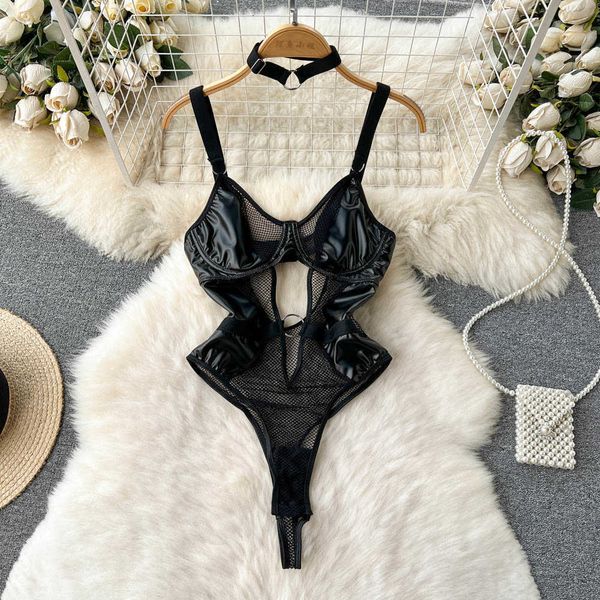 nxy women pu leather bodysuit transparent lingerie see through sensual playsuits black erotic backless bodysuits 230328, Black;white
nxy women pu leather bodysuit transparent lingerie see through sensual playsuits black erotic backless bodysuits 230328, Black;white