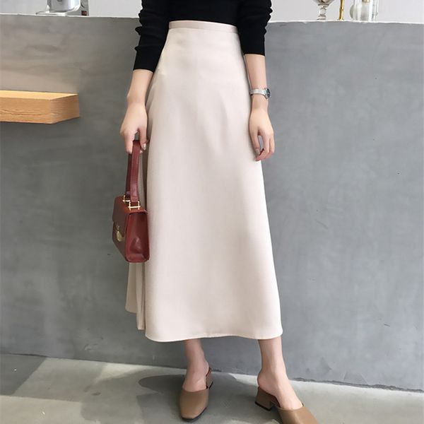skirts elegant women's skirts casual full match office women's high waist zipper simple a-line solid long skills 230403, Black
skirts elegant women's skirts casual full match office women's high waist zipper simple a-line solid long skills 230403, Black