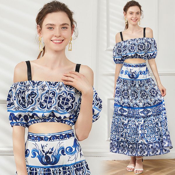 summer birthday dress women outfit retro floral two piece sets 2023 slim suspender print and maxi skirt woman designer 2 piece party cockta, White
summer birthday dress women outfit retro floral two piece sets 2023 slim suspender print and maxi skirt woman designer 2 piece party cockta, White
