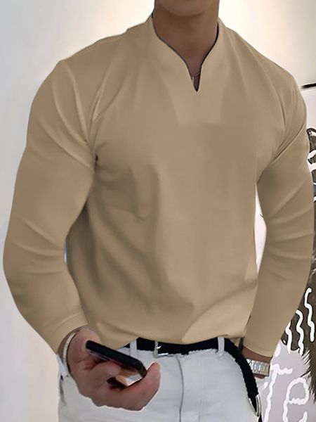 men's t-shirts spring autumn long sleeve slim fit t-shirt men's casual day t-shirt men's v-neck solid fashion drawn t-shirt 2, White;black
men's t-shirts spring autumn long sleeve slim fit t-shirt men's casual day t-shirt men's v-neck solid fashion drawn t-shirt 2, White;black