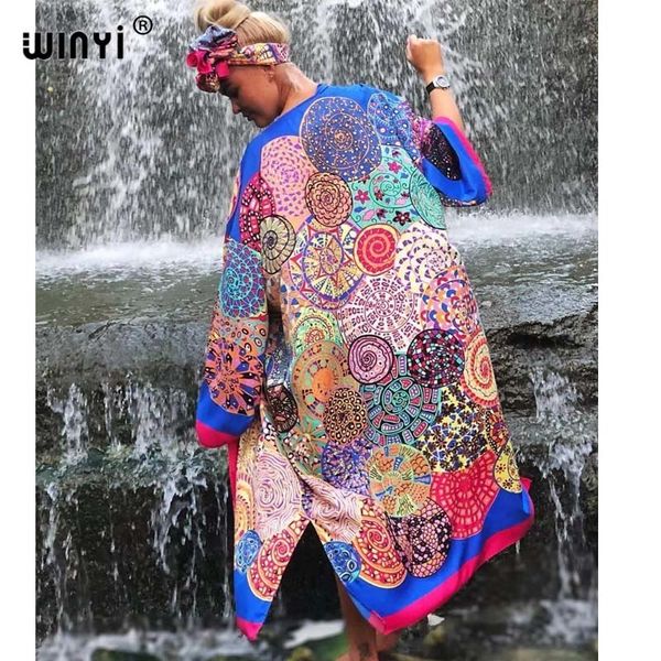 women's swimwear winyi europe national style printing beach bohemian long cardigan cover-up stitch casual boho loose holiday kimono coa, White;black
women's swimwear winyi europe national style printing beach bohemian long cardigan cover-up stitch casual boho loose holiday kimono coa, White;black