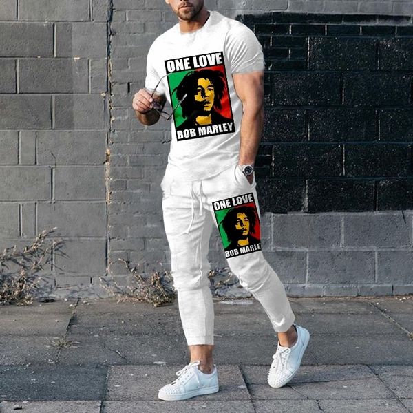 men s tracksuits arrival bob trousers tracksuit 2 piece set printed summer short sleeve t shirt long pants street clothes 230403, Gray
men s tracksuits arrival bob trousers tracksuit 2 piece set printed summer short sleeve t shirt long pants street clothes 230403, Gray