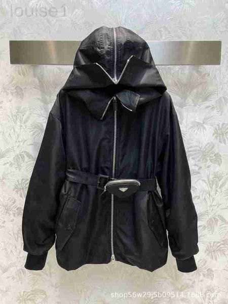 women's cape designer 23 early spring new regenerated nylon triangle wrap waistband charge coat cute age girl handsome workwear style 9, Black
women's cape designer 23 early spring new regenerated nylon triangle wrap waistband charge coat cute age girl handsome workwear style 9, Black