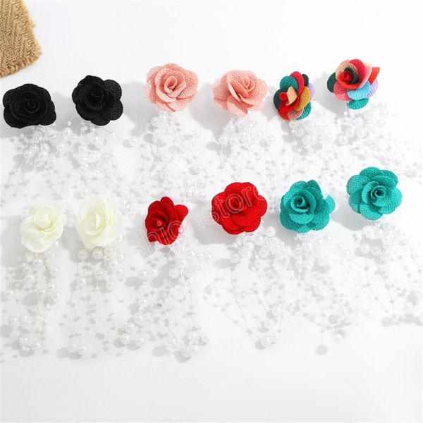 big flower with pearl tassels dangle earrings for women trendy wedding long hanging earring 2023 fashion jewelry accessories gift, Silver
big flower with pearl tassels dangle earrings for women trendy wedding long hanging earring 2023 fashion jewelry accessories gift, Silver