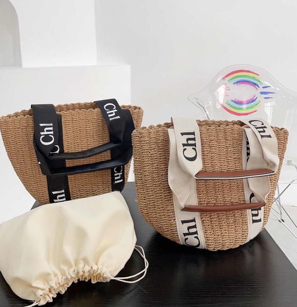 

Luxury designer bag Womens summer beach handbag 5A top Fashion straw shopping bag Large capacity vegetable basket Bags