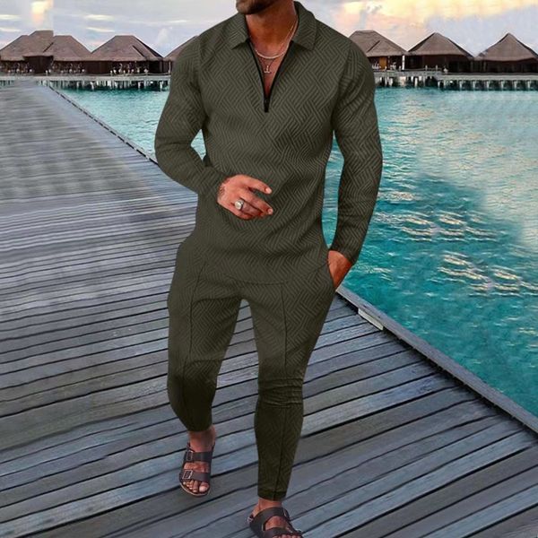 men s tracksuits autumn winter long sleeve polo shirt sweatpants suit v neck sweatshirt streetwear vintage clothing sets 230403, Gray
men s tracksuits autumn winter long sleeve polo shirt sweatpants suit v neck sweatshirt streetwear vintage clothing sets 230403, Gray