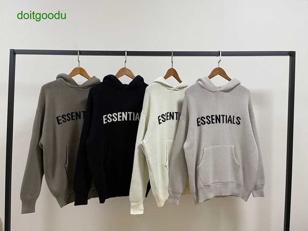 fear god fosg essen double thread letter men's and women's hooded pullover knitted sweater men's hoodies, Black
fear god fosg essen double thread letter men's and women's hooded pullover knitted sweater men's hoodies, Black