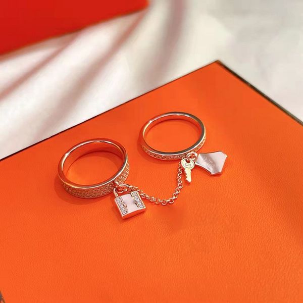 2023 luxury fashion ring designer lockhead character sow nose double ring female full drill fashion personality light luxury combination rin, Golden;silver
2023 luxury fashion ring designer lockhead character sow nose double ring female full drill fashion personality light luxury combination rin, Golden;silver