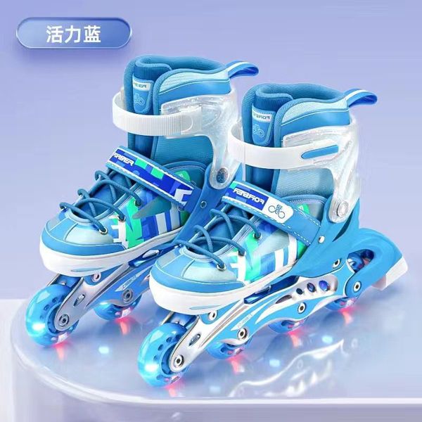 8-wheel in-line double-row skates children's full set interchangeable pulley shoes adjustable size two-row four-wheel shoes.
8-wheel in-line double-row skates children's full set interchangeable pulley shoes adjustable size two-row four-wheel shoes.