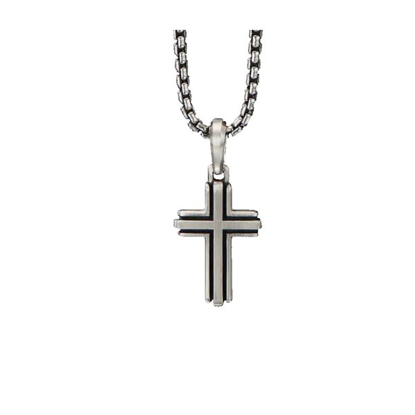 cross pendant necklace fashionable black edge newline pendant vintage necklace, Silver
cross pendant necklace fashionable black edge newline pendant vintage necklace, Silver