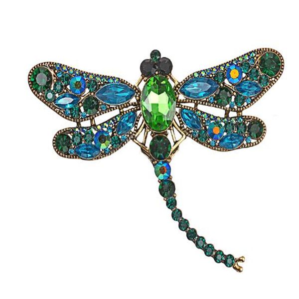 europe and america crystal vintage dragonfly brooch women's large insect pin fashion dress coat accessories cute jewelry ae629, Gray
europe and america crystal vintage dragonfly brooch women's large insect pin fashion dress coat accessories cute jewelry ae629, Gray