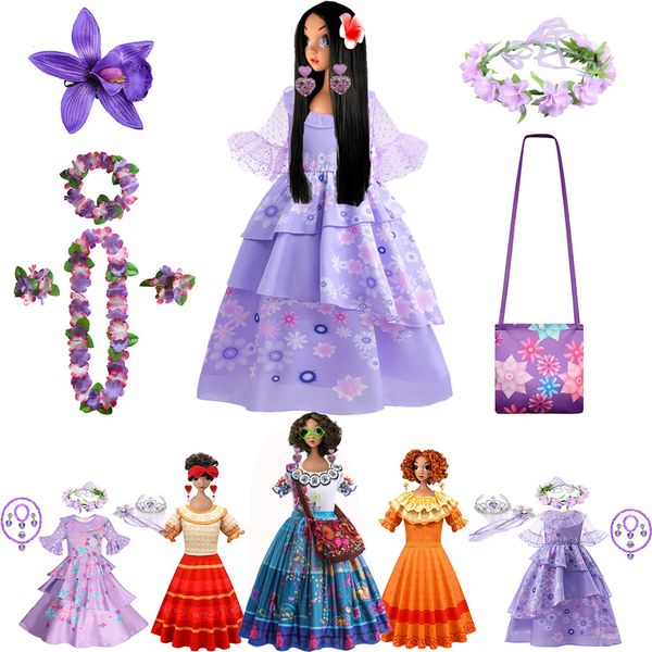 cosplay isabela cosplay princess costumes for girls baby mirabel madrigal dress children dolores pepa fancy clothes party vestidos 230403, Blue
cosplay isabela cosplay princess costumes for girls baby mirabel madrigal dress children dolores pepa fancy clothes party vestidos 230403, Blue