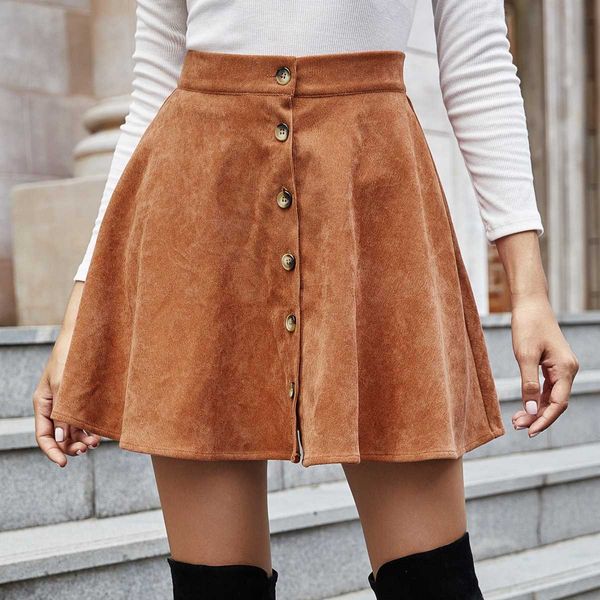 skirts duyit fall/winter fashion pure color retro corduroy high waist short skirt single breasted mini skirt p230403, Black
skirts duyit fall/winter fashion pure color retro corduroy high waist short skirt single breasted mini skirt p230403, Black