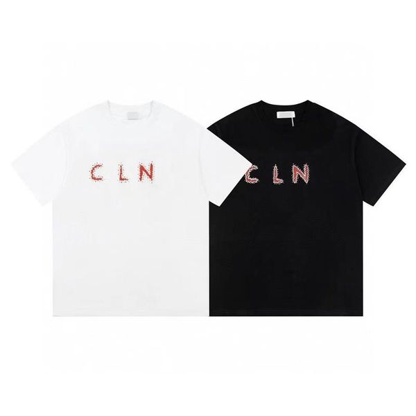 t-shirt fashion brand summer new diamond letter print cotton short sleeve t-shirt loose casual men and women's same style top, White;black
t-shirt fashion brand summer new diamond letter print cotton short sleeve t-shirt loose casual men and women's same style top, White;black