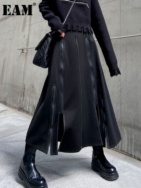 skirts eam high elastic waist black irregular zipper seam long half fit women's fashion trend spring/summer 1df0331 230403
skirts eam high elastic waist black irregular zipper seam long half fit women's fashion trend spring/summer 1df0331 230403