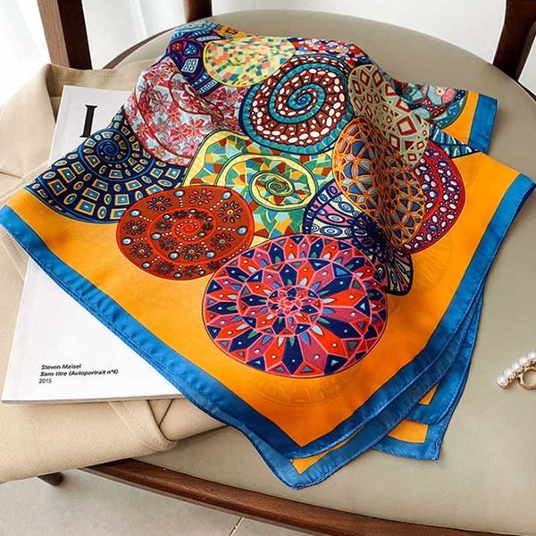 sarongs 70*70cm square headscarf spring summer women silk scarves lady bandanna sunscreen beach shawl foulard muffler hijab female pareo p23, Blue;gray
sarongs 70*70cm square headscarf spring summer women silk scarves lady bandanna sunscreen beach shawl foulard muffler hijab female pareo p23, Blue;gray