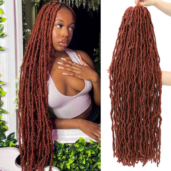 red soft faux locs crochet hair long 18 24 36 inch soft locs hair bulks packs ombre wavy new faux locs braids hair, Black
red soft faux locs crochet hair long 18 24 36 inch soft locs hair bulks packs ombre wavy new faux locs braids hair, Black