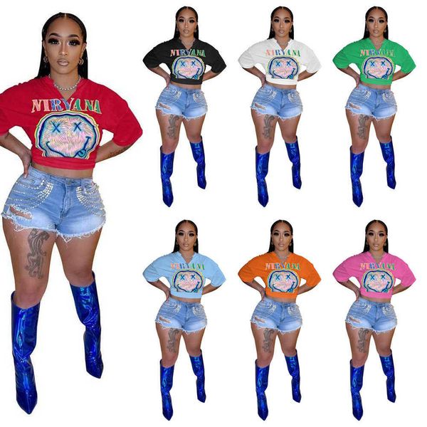 womens v-neck t shirt designer 2023 new summer smiling face print short sleeve elastic t-shirt 8 colours s-xxl, White
womens v-neck t shirt designer 2023 new summer smiling face print short sleeve elastic t-shirt 8 colours s-xxl, White