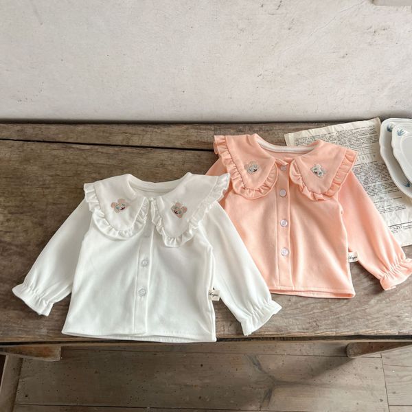 kids shirts spring baby shirt infant embroidery rabbit doll collar shirt baby 230403, White;black
kids shirts spring baby shirt infant embroidery rabbit doll collar shirt baby 230403, White;black