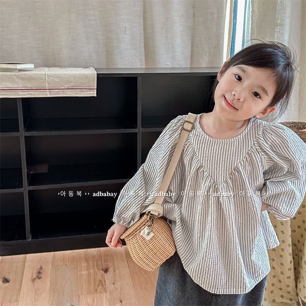 kids shirts spring girls' korean striped bat sleeve shirt children's wash cotton casual wide board shirt toddler 230403, White;black
kids shirts spring girls' korean striped bat sleeve shirt children's wash cotton casual wide board shirt toddler 230403, White;black