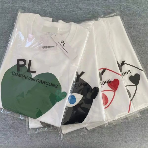 men's t-shirts fashion mens play t designer red heart commes casual women s des badge garcons quanlity ts cotton embroidery, White;black
men's t-shirts fashion mens play t designer red heart commes casual women s des badge garcons quanlity ts cotton embroidery, White;black