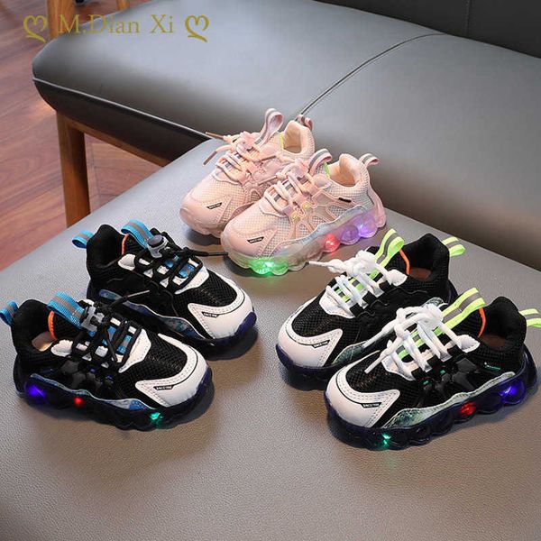 2022 athletic outdoor new summer children shoes mesh led light toddler girls boys sneakers breathable fashion kids light up shoes size 21-30, Black
2022 athletic outdoor new summer children shoes mesh led light toddler girls boys sneakers breathable fashion kids light up shoes size 21-30, Black