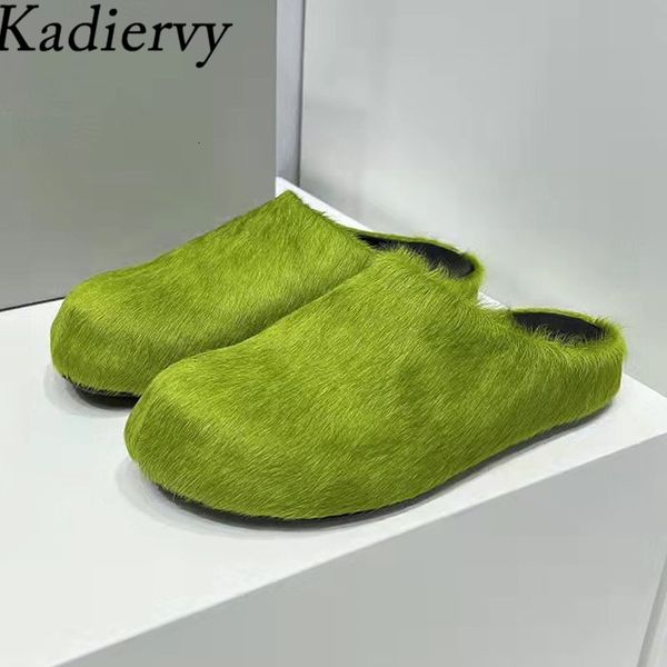 slippers horsehair slippers women round toe furry mules shoes woman fashion comfort flat slides woman wool winter shoes women slippers 23040, Black
slippers horsehair slippers women round toe furry mules shoes woman fashion comfort flat slides woman wool winter shoes women slippers 23040, Black