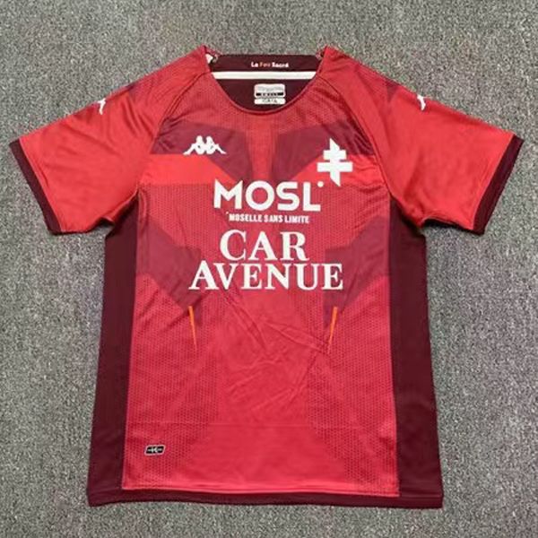 22-23 season metz t shirt shirt short sleeve football suit french second fc metz home red, White;black
22-23 season metz t shirt shirt short sleeve football suit french second fc metz home red, White;black