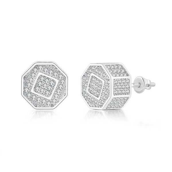 men women fashion earrings jewelry gold plated full cz studs earrings with screwbacks, Golden;silver
men women fashion earrings jewelry gold plated full cz studs earrings with screwbacks, Golden;silver