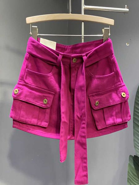 skirts 2023 women summer fashion streetwear solid buttons denim skirt personalized three dimensional pocket waistband wrap hip skirt p230403, Black
skirts 2023 women summer fashion streetwear solid buttons denim skirt personalized three dimensional pocket waistband wrap hip skirt p230403, Black