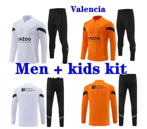22 23 men kids soccer tracksuit jerseys sets 2022 2023 valencia football jerseys training tracksuits set chandal survetement two pieces, Black
22 23 men kids soccer tracksuit jerseys sets 2022 2023 valencia football jerseys training tracksuits set chandal survetement two pieces, Black