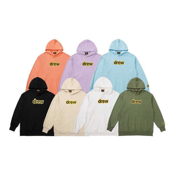 designer hoodie drew correct autumn/winter smiling face letter hooded sweater men's and women's couple loose high street, Black
designer hoodie drew correct autumn/winter smiling face letter hooded sweater men's and women's couple loose high street, Black