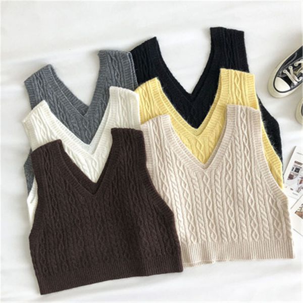 women's vests korean style women's sweater tank women's short knitted sweater sleeveless women's v-neck drawn women', Black;white
women's vests korean style women's sweater tank women's short knitted sweater sleeveless women's v-neck drawn women', Black;white