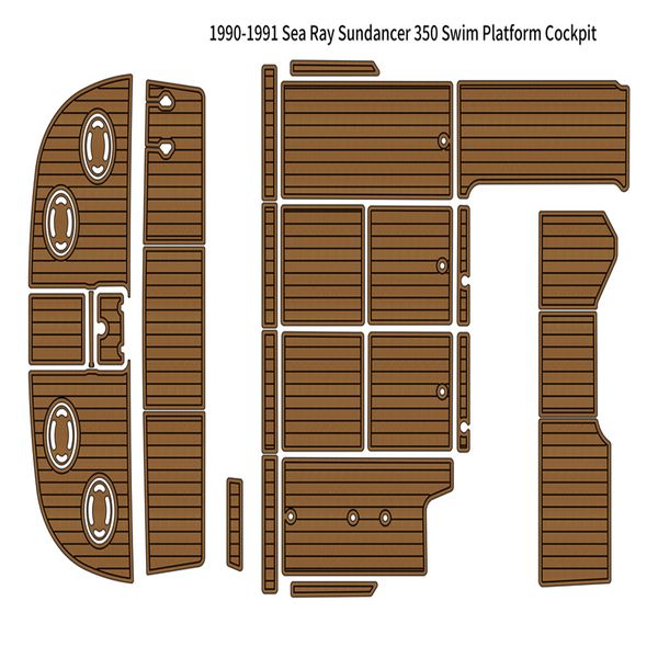 1990-1991 sea ray sundancer 350 swim platform cockpit pad boat eva teak floor self backing ahesive seadek gatorstep style floor
1990-1991 sea ray sundancer 350 swim platform cockpit pad boat eva teak floor self backing ahesive seadek gatorstep style floor