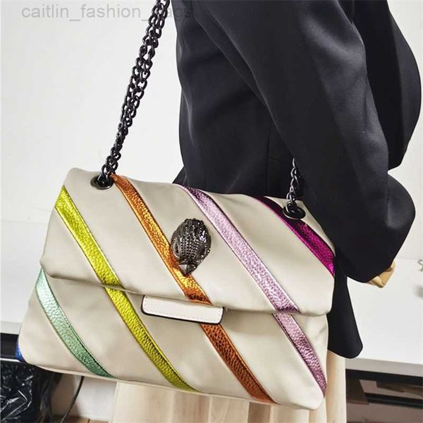 kurt geiger women's 2023 designer bag fashion new beige rainbow patchwork women purse eagle icon bird head on front flap jointing color
kurt geiger women's 2023 designer bag fashion new beige rainbow patchwork women purse eagle icon bird head on front flap jointing color