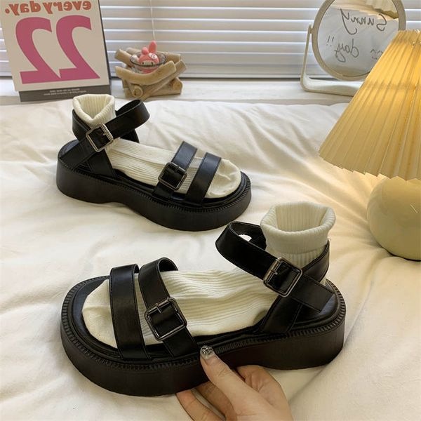 sandals summer causal ladies flat shoes woman flat platform sandals women open toe gladiator wedges women shoes sandals 230403, Black
sandals summer causal ladies flat shoes woman flat platform sandals women open toe gladiator wedges women shoes sandals 230403, Black