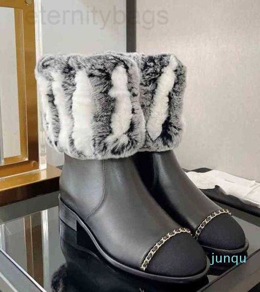 ankle boots womens chain heel height classic calfskin rabbit hair zipper winter snow boots breathable comfortable winter casual shoe ccity, Black
ankle boots womens chain heel height classic calfskin rabbit hair zipper winter snow boots breathable comfortable winter casual shoe ccity, Black