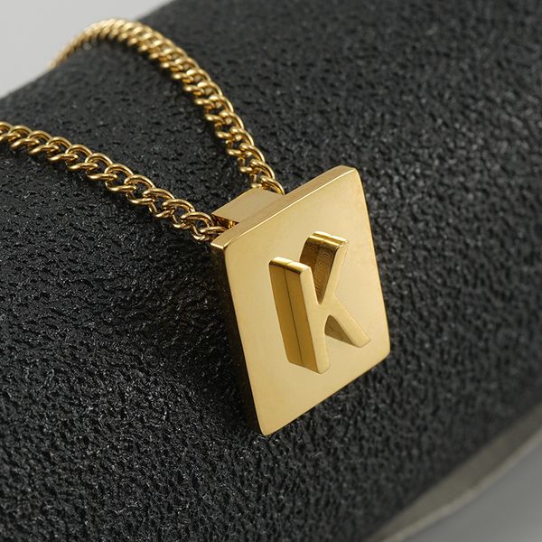 fashion 26 letter gold color pendant necklace for men women cuban chain couple charm initial necklace choker jewelry collar, Silver
fashion 26 letter gold color pendant necklace for men women cuban chain couple charm initial necklace choker jewelry collar, Silver