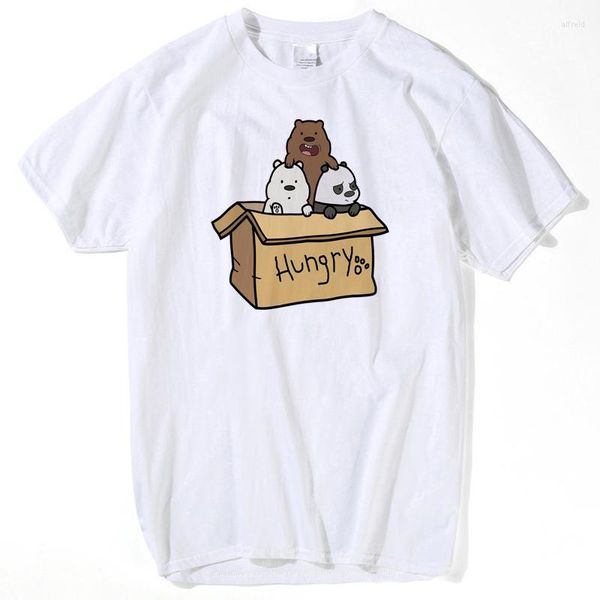 t men's shirts lettbao cartoon three bears in the box printed funny t-shirt short-sleeved cotton round neck tee shirt homme, White;black
t men's shirts lettbao cartoon three bears in the box printed funny t-shirt short-sleeved cotton round neck tee shirt homme, White;black