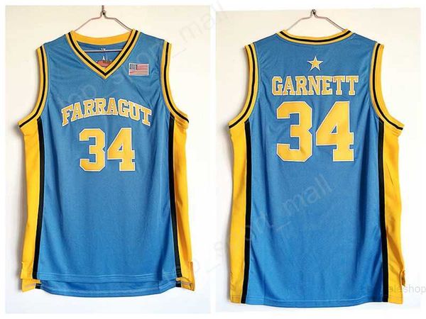 men high school 34 kevin garnett jersey blue team farragut basketball jerseys garnett uniform sport high quality, Black;red
men high school 34 kevin garnett jersey blue team farragut basketball jerseys garnett uniform sport high quality, Black;red